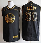 Warriors 30 Stephen Curry Black Gold Nike Swingman Jersey,baseball caps,new era cap wholesale,wholesale hats